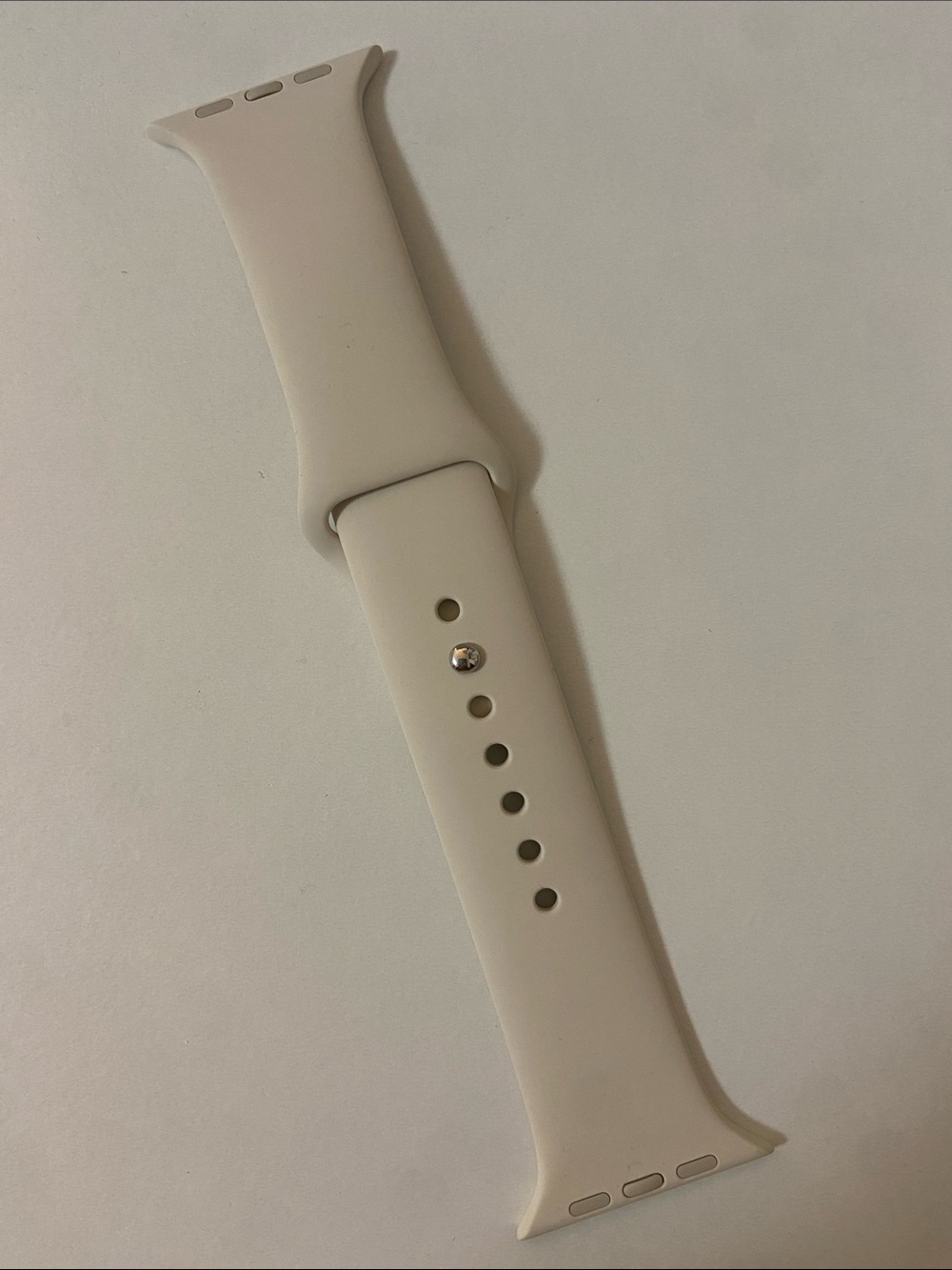 Apple Watch Band 46 MM Starlight Color Sports Band S/M with Gift Bag - Picture 5 of 5